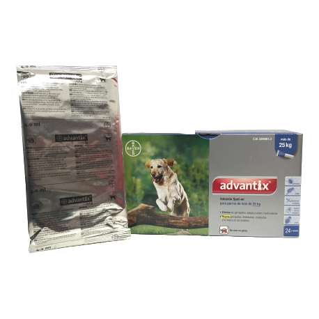 Advantix spot-on for dogs over 25 kg, 4 pipettes (blister)