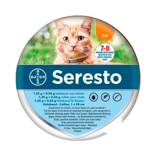 Flea and tick collar for cats Seresto by Bayer