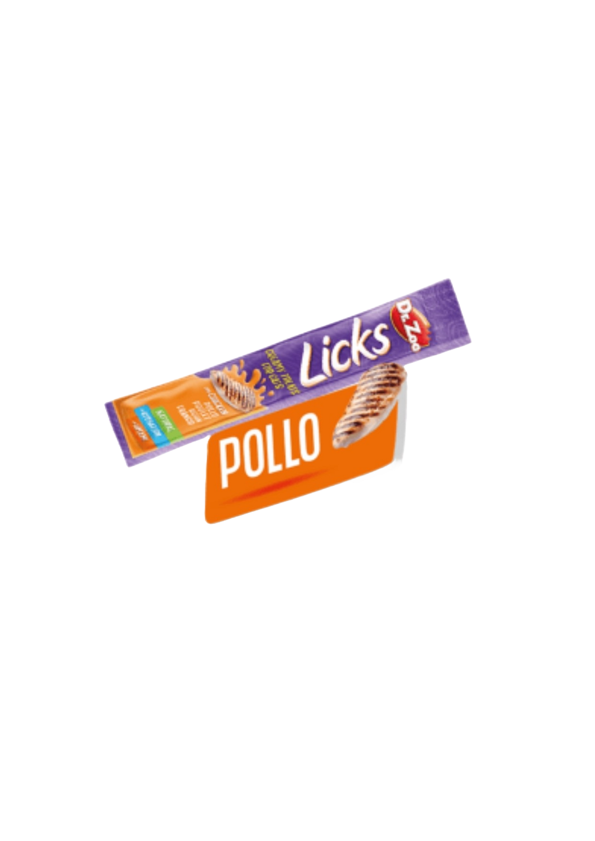 Dr. Zoo Licks chicken treats, 4 × 15 g