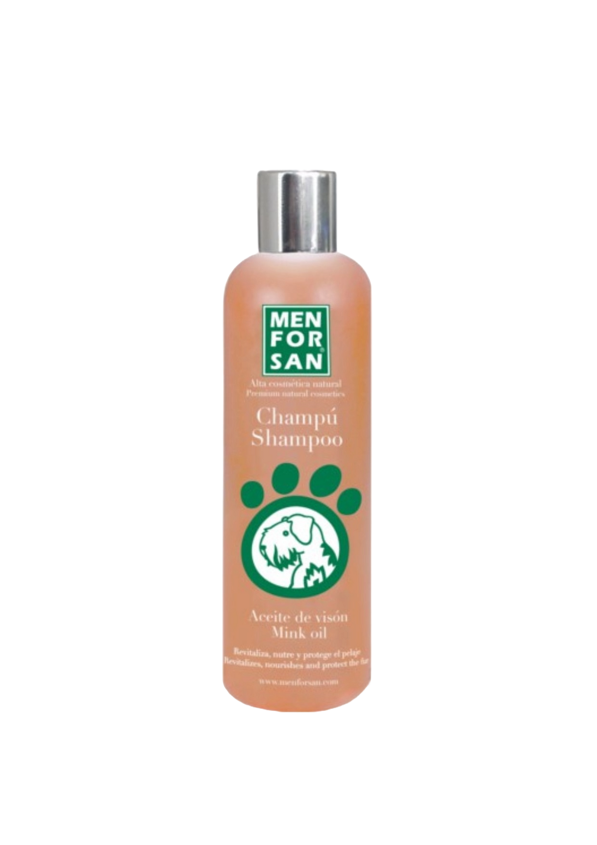 Menforsan dog shampoo with mink oil, 300 ml