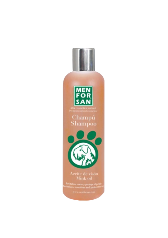 Menforsan dog shampoo with mink oil, 300 ml