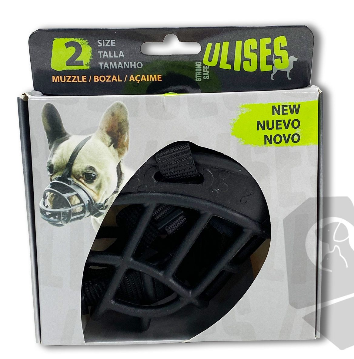 Elastic silicone dog muzzle