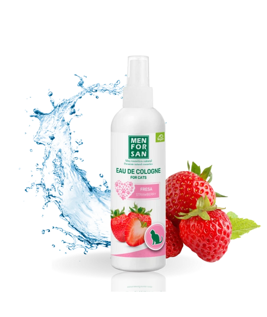 Alcohol-free cat cologne with strawberry scent 125 ml