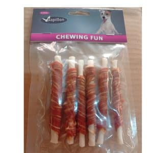 Rabbit sticks dog treats, 12 cm, 6 pieces, 60 g