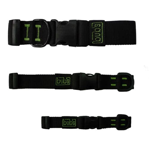 Bub's dog collar, size 1 – black, product photo