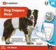 Flamingo male dog wraps size 2 (M), 46-60 cm