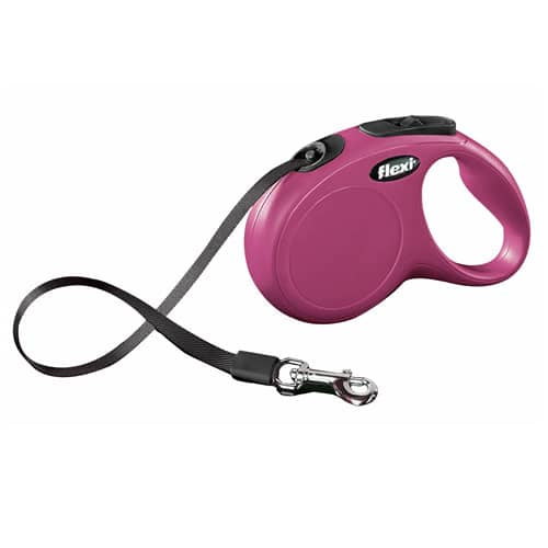 Flexi Compact retractable dog lead, tape, size 1 (XS)