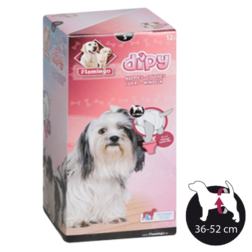 Dipy female dog nappy, size 3 (S)