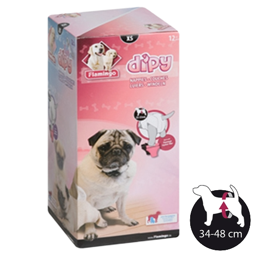 Dipy female dog nappy, size 2 (XS)