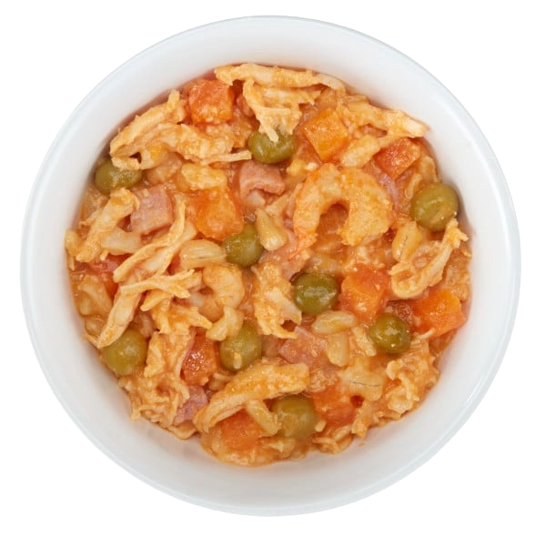 Schesir chicken with paella wet dog food, 150 g