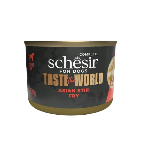 Schesir chicken with Asian stir-fry wet dog food, 150 g