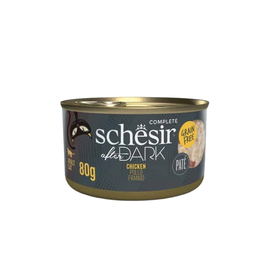 Schesir After Dark chicken pâté wet cat food, 80 g