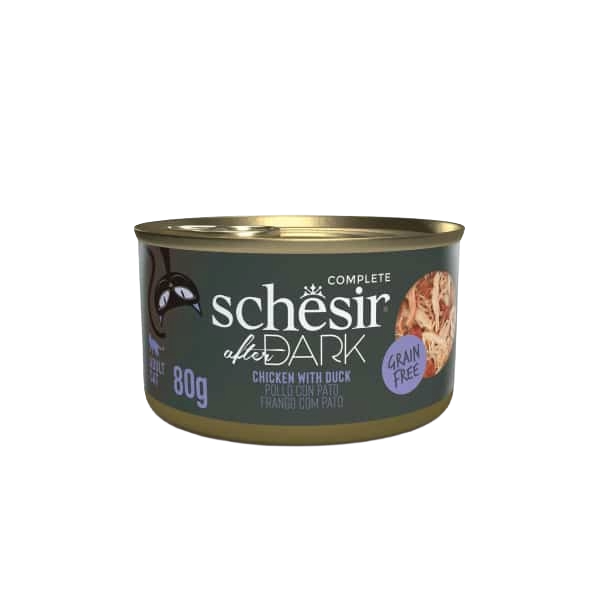 Schesir After Dark chicken with duck wet cat food, 80 g