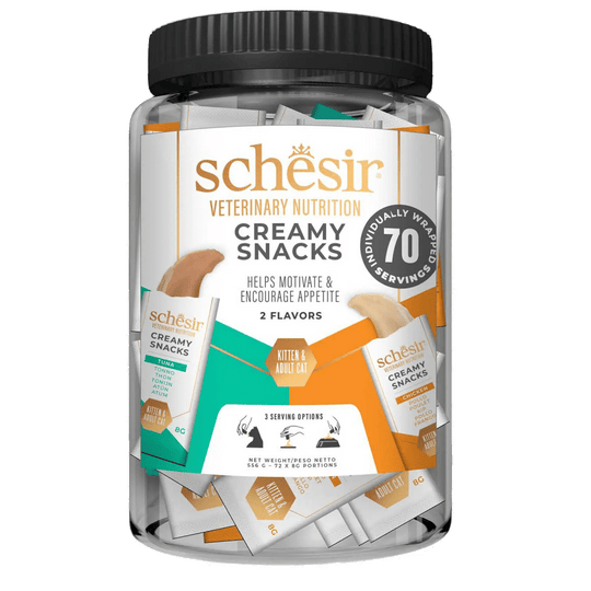 Schesir Veterinary Solutions creamy cat snack, 70 × 8 g