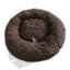 Calming donut dog bed, brown, 50 cm