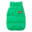 Cotton padded dog coat FuzzYard Ashbury in green
