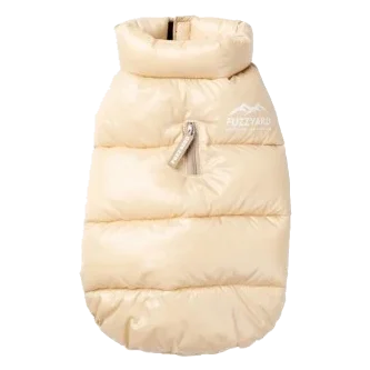 FuzzYard East Harlem puffer dog coat in tan