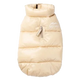 FuzzYard East Harlem puffer dog coat in tan