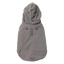 FuzzYard Essential hooded padded dog coat in grey