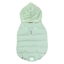 FuzzYard Essential Hooded Puffer Dog Coat, Mint