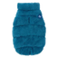 Teddy dog coat FuzzYard The Vaucluse in French blue