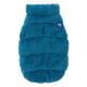 Teddy dog coat FuzzYard The Vaucluse in French blue