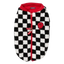 FuzzYard Ollie Red Check Sherpa Dog Coat