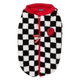 FuzzYard Ollie Red Check Sherpa Dog Coat