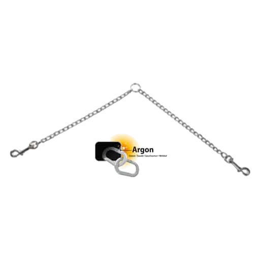 Chain lead extension for dogs, 2.5 mm x 60 cm
