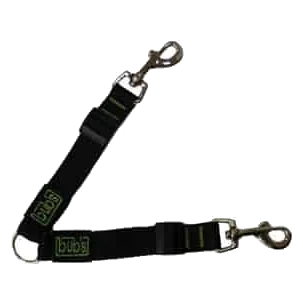 Bub's dog lead coupler, black, T1 and T2