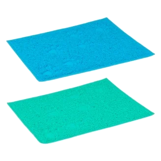 Rectangular cat litter tray mat