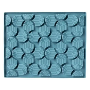 Dog lick mat FuzzYard Life Hide & Treat French Blue
