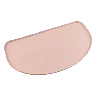 Silicone dog bowl mat FuzzYard Life Soft Blush