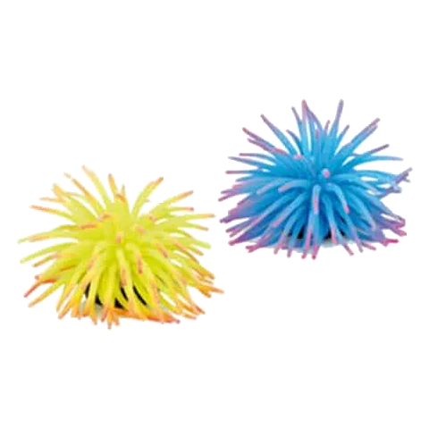 Anemone aquarium ornament, 2 pieces