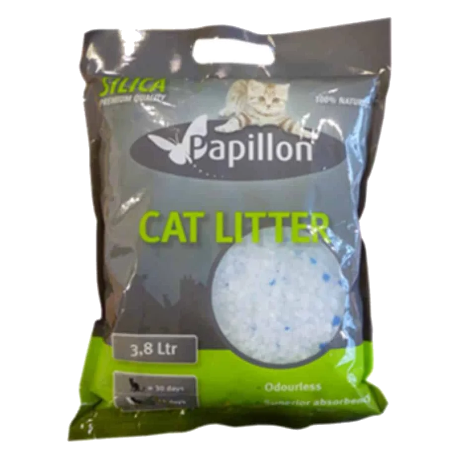 Papillon silica cat litter, 16 litres