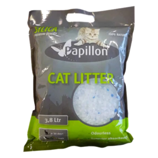 Papillon silica cat litter, 16 litres