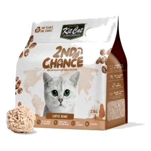 Kit Cat 2nd Chance clumping cat litter, coffee, 7 L