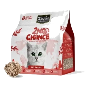 Kit Cat 2nd Chance clumping cat litter, black tea, 7 L