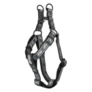 Adjustable dog harness FuzzYard FY Active Strap in black