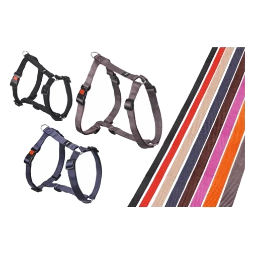 Art Sportiv Plus nylon dog harness, 25 mm, sizes T1 to T4