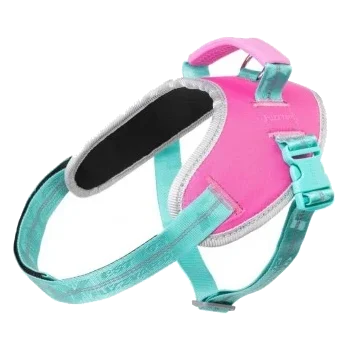FuzzYard Flash Bubblegum Reflective Dog Harness
