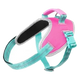 FuzzYard Flash Bubblegum Reflective Dog Harness