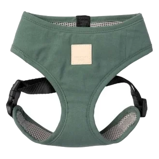 FuzzYard Life Cotton Dog Harness in Myrtle Green