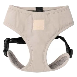 FuzzYard Life Cotton Dog Harness in Sandstone