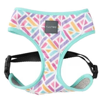 FuzzYard Bubblegum Burst breathable dog harness