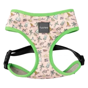 Breathable dog harness FuzzYard Hello Sun