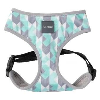 FuzzYard Mint Fizz Dog Harness in Breathable Lycra