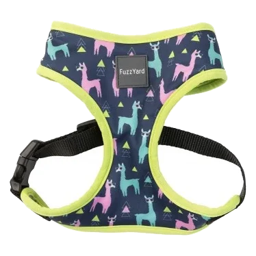 FuzzYard No Probllama Dog Harness in Breathable Lycra, Size XL