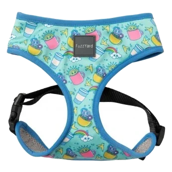 Breathable Lycra dog harness FuzzYard Wakey Wakey