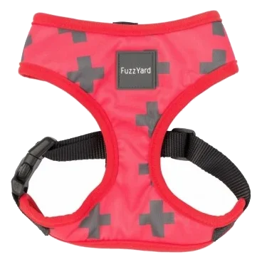 Breathable Lycra dog harness FuzzYard Yeezy El Fuego, size XL